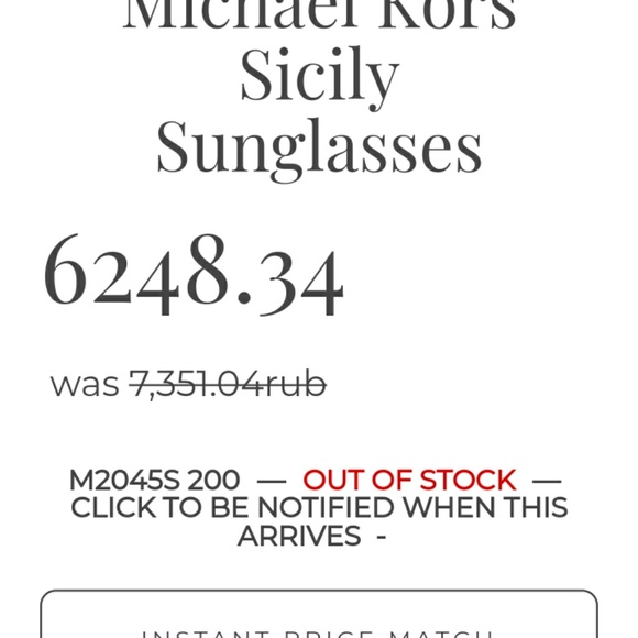 Micheal Kors aviator sunglasses - Picture 7 of 8